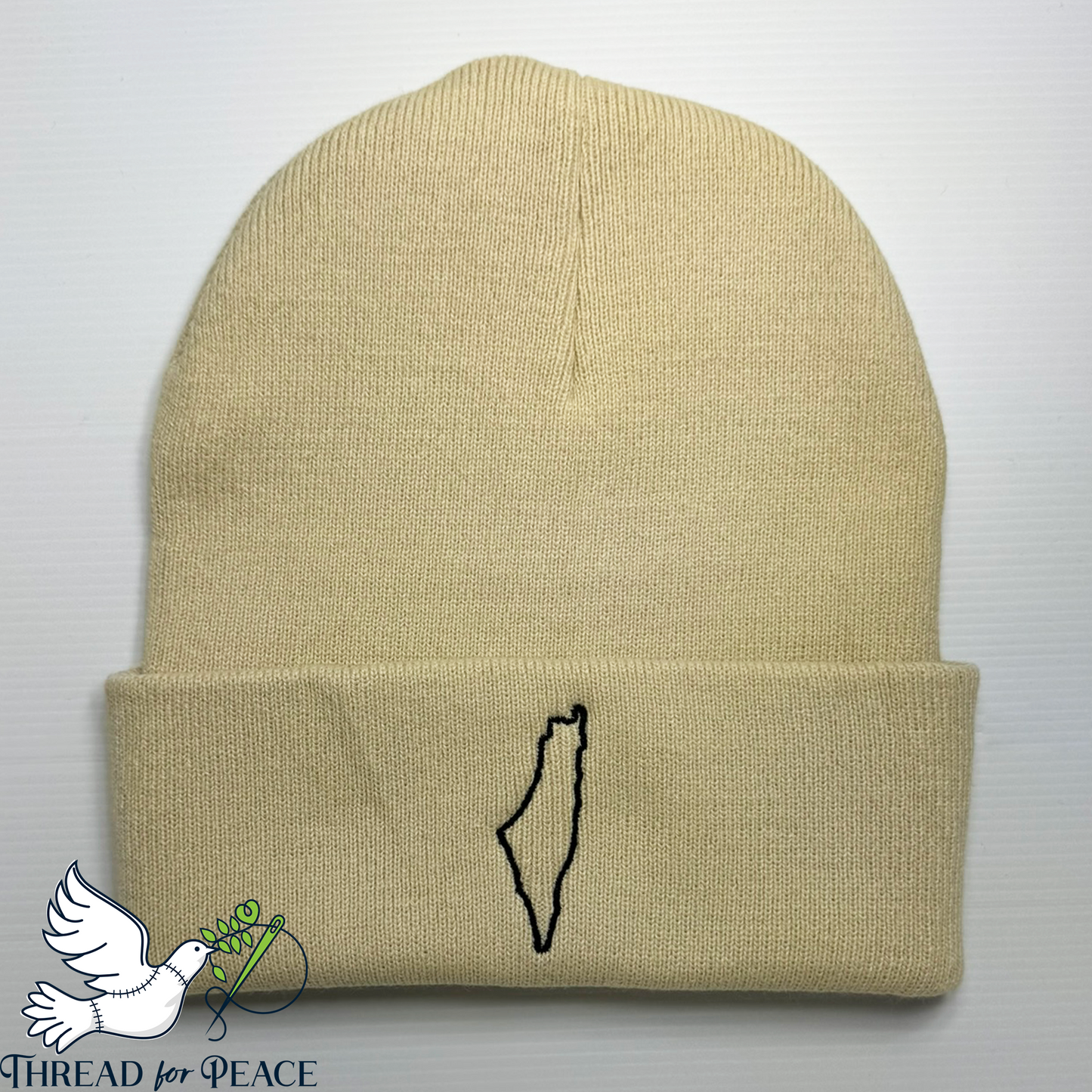 The 'Palestine Map' Embroidered Beanie